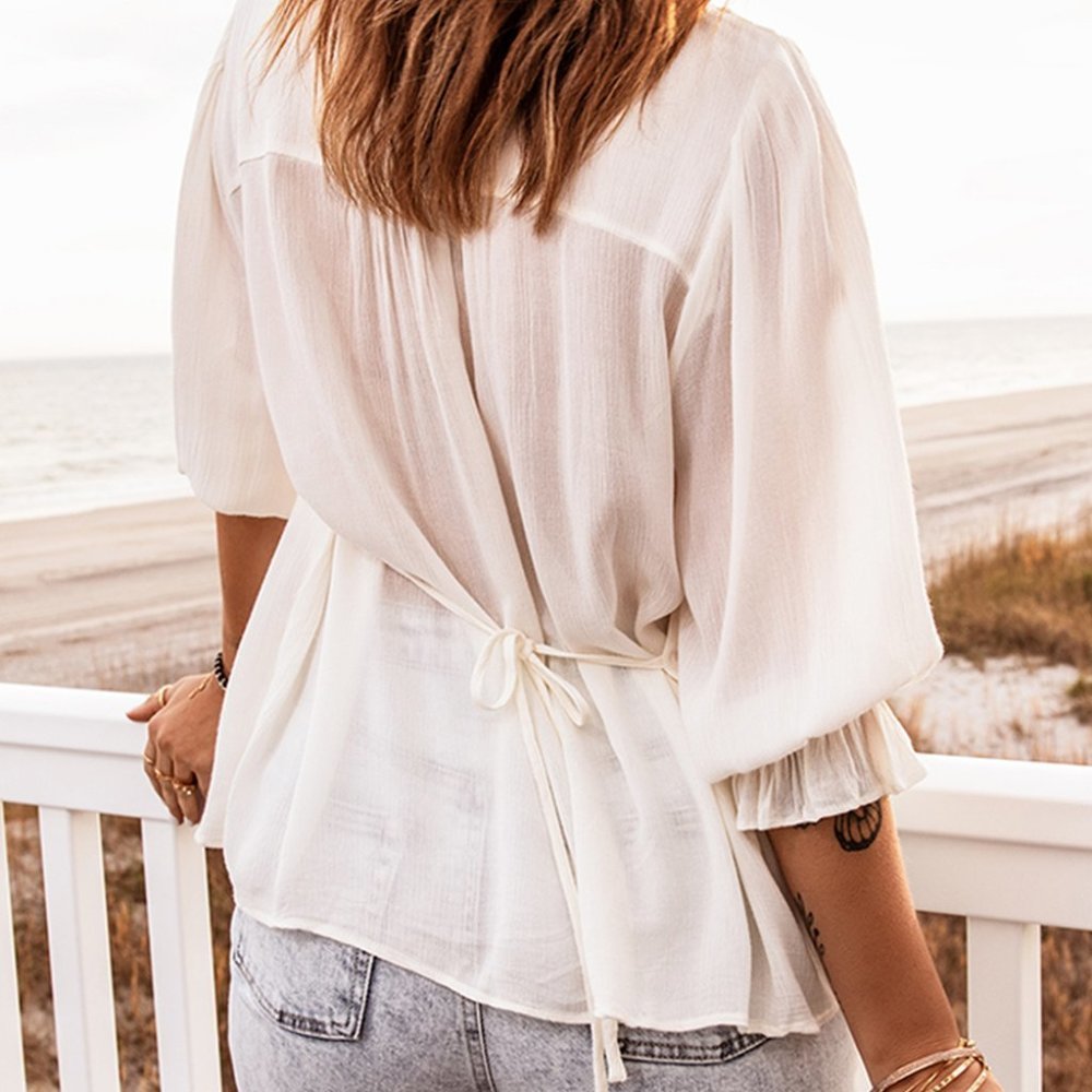 BOHEMIAN crochet blouse - Picture 6 of 7